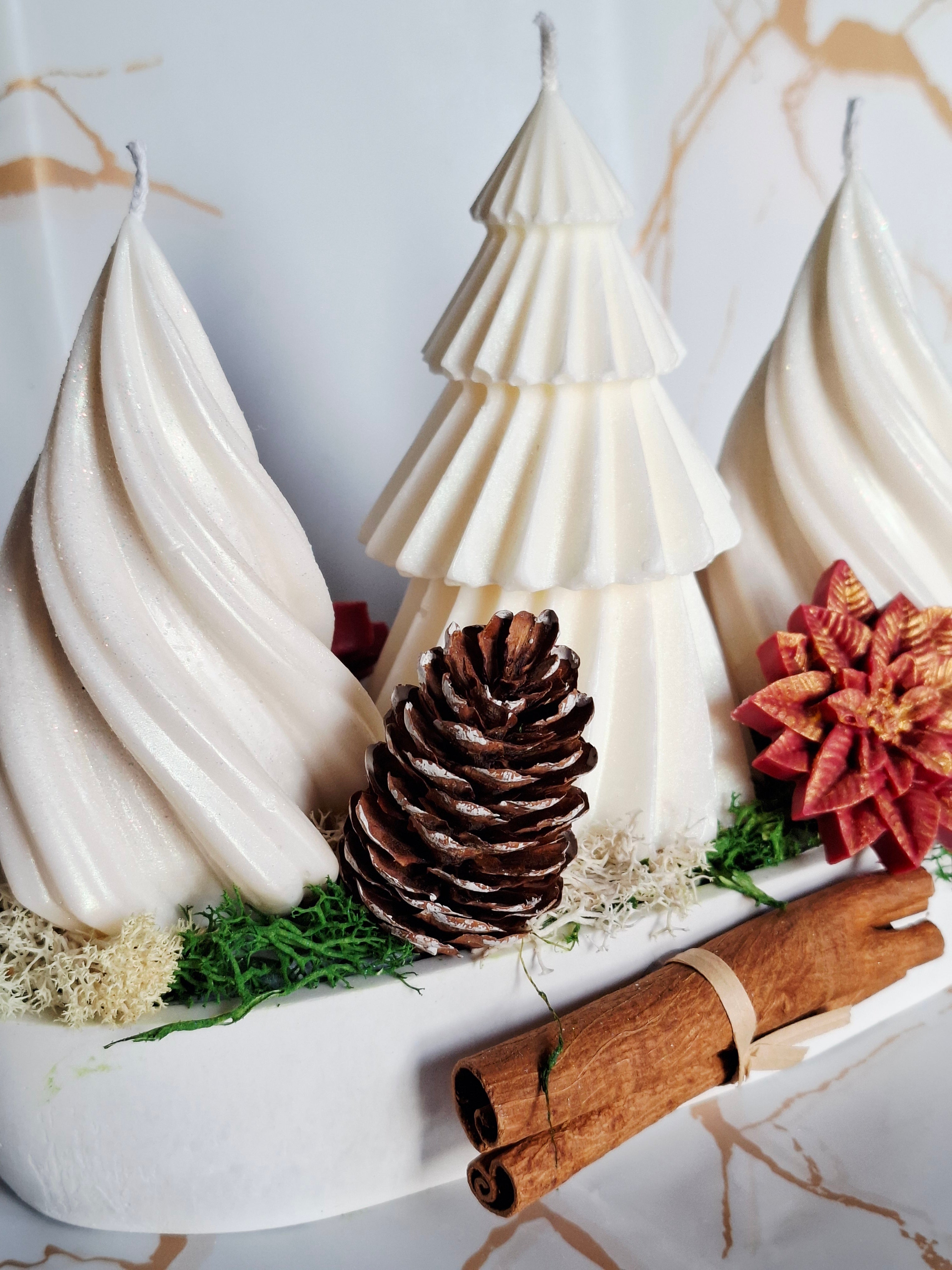 Centre de table hivernal